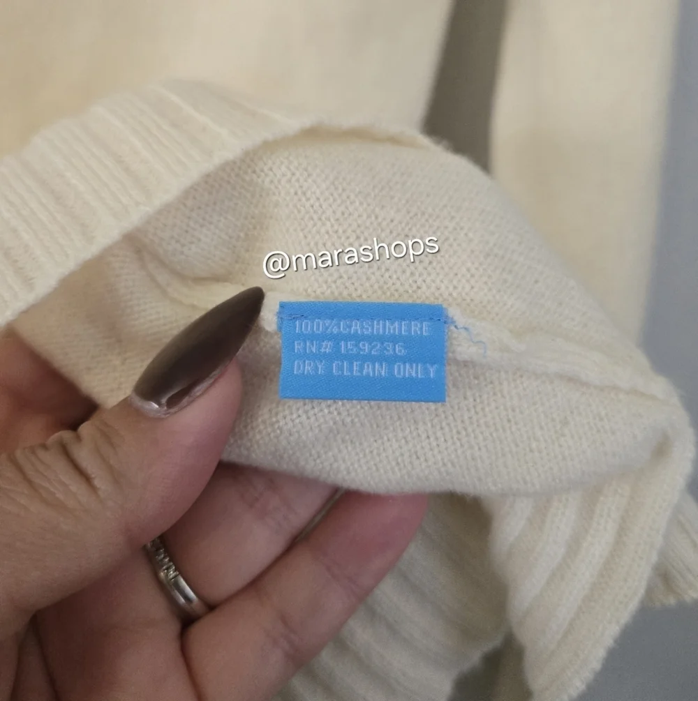 J. Mclaughlin Caitie Cream Cashmere Sweater